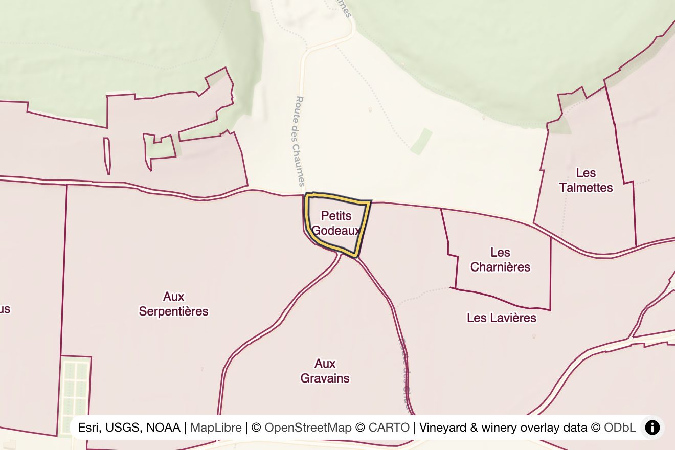 Map of Petits Godeaux