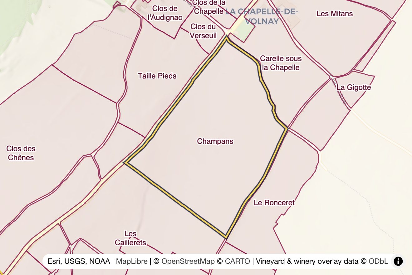 Map of Champans