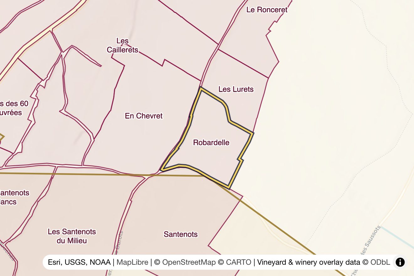Map of Robardelle
