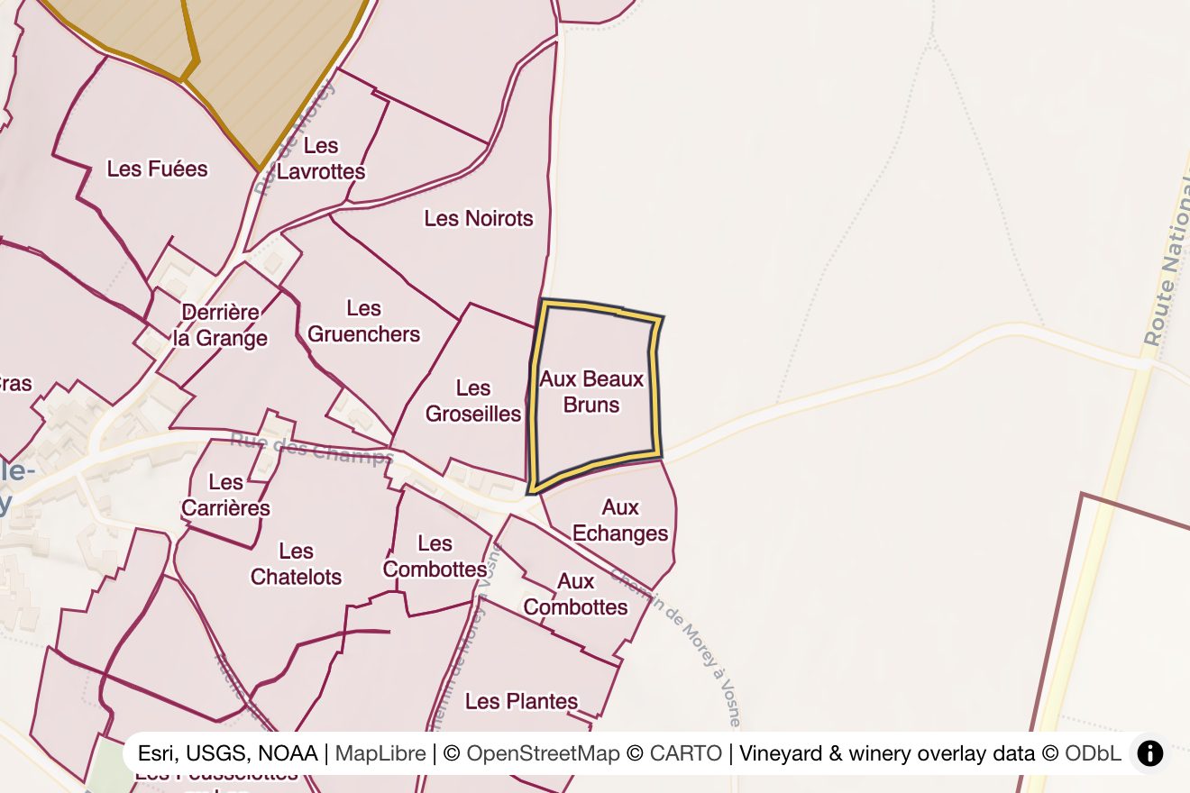 Map of Aux Beaux Bruns
