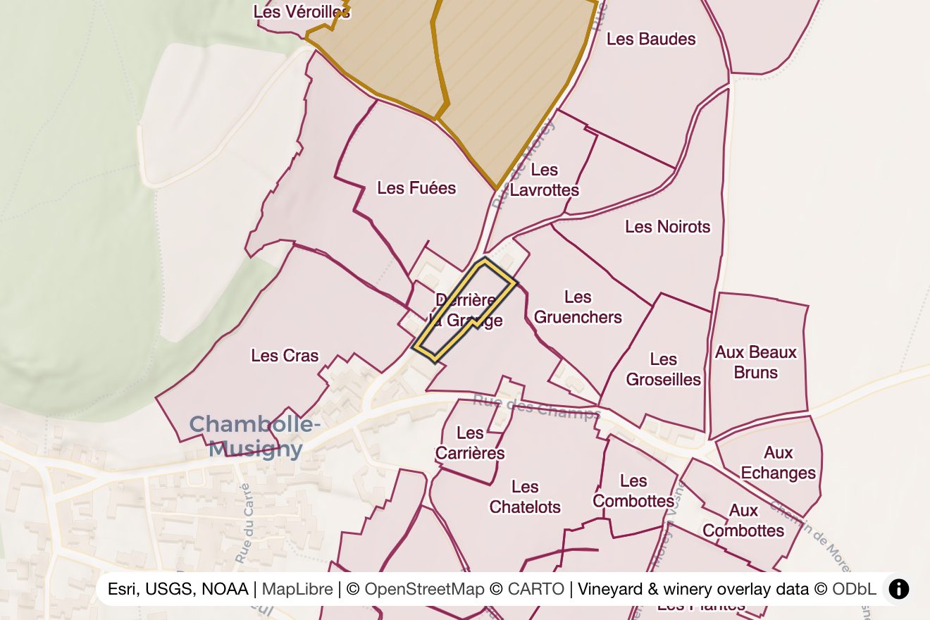 Map of Derrière la Grange