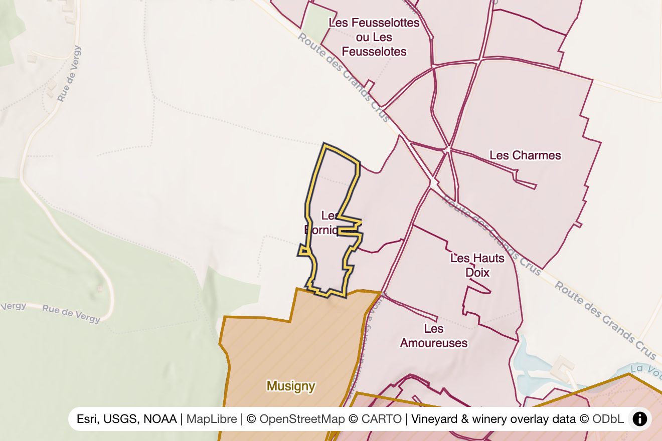 Map of Les Borniques