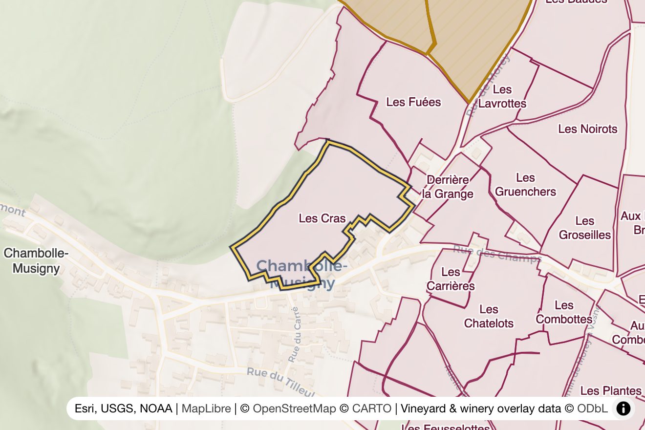 Map of Les Cras