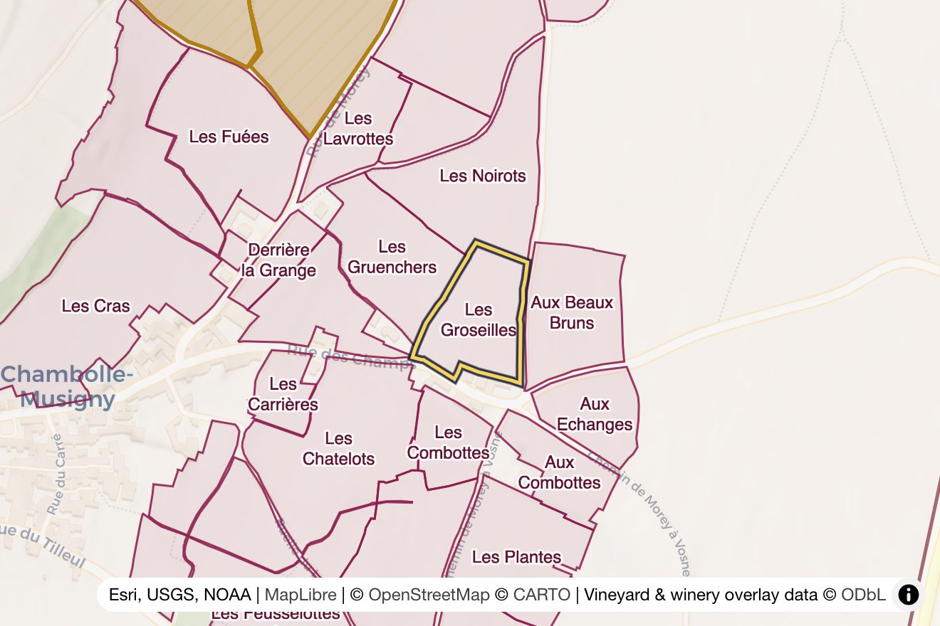 Map of Les Groseilles