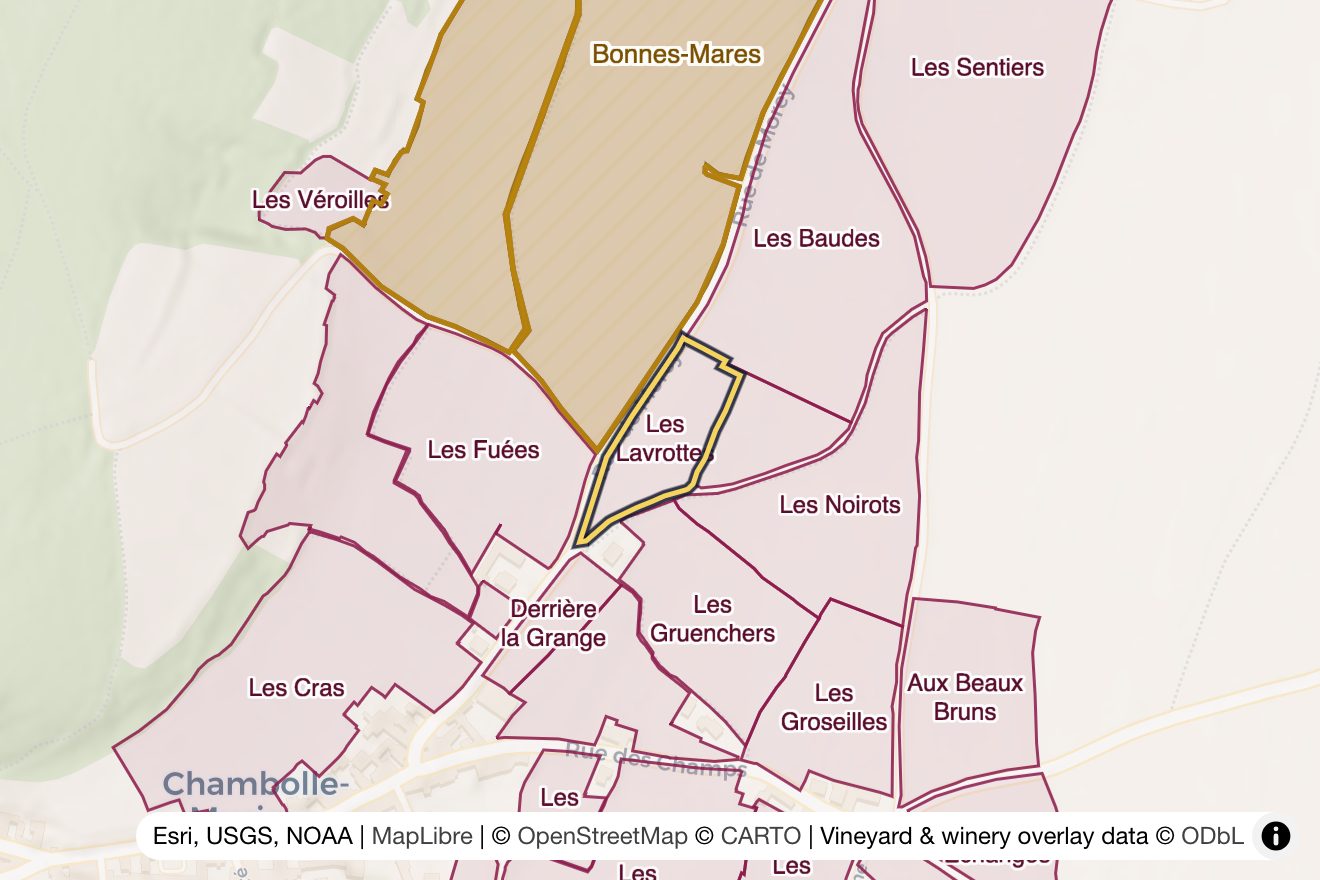 Map of Les Lavrottes