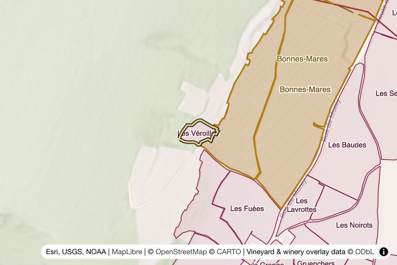 Map of Les Véroilles