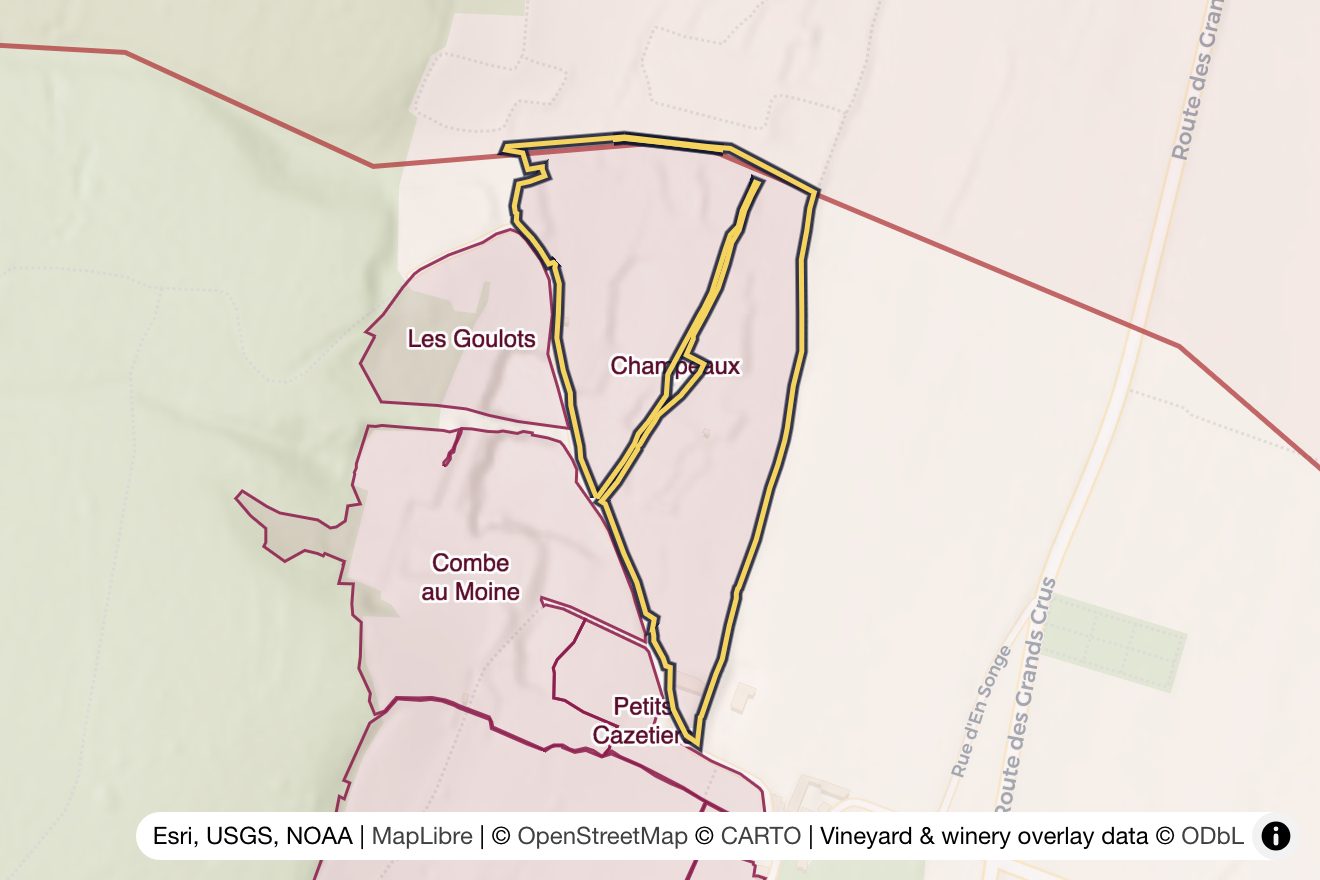 Map of Champeaux