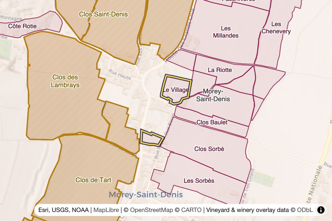 Map of Le Village