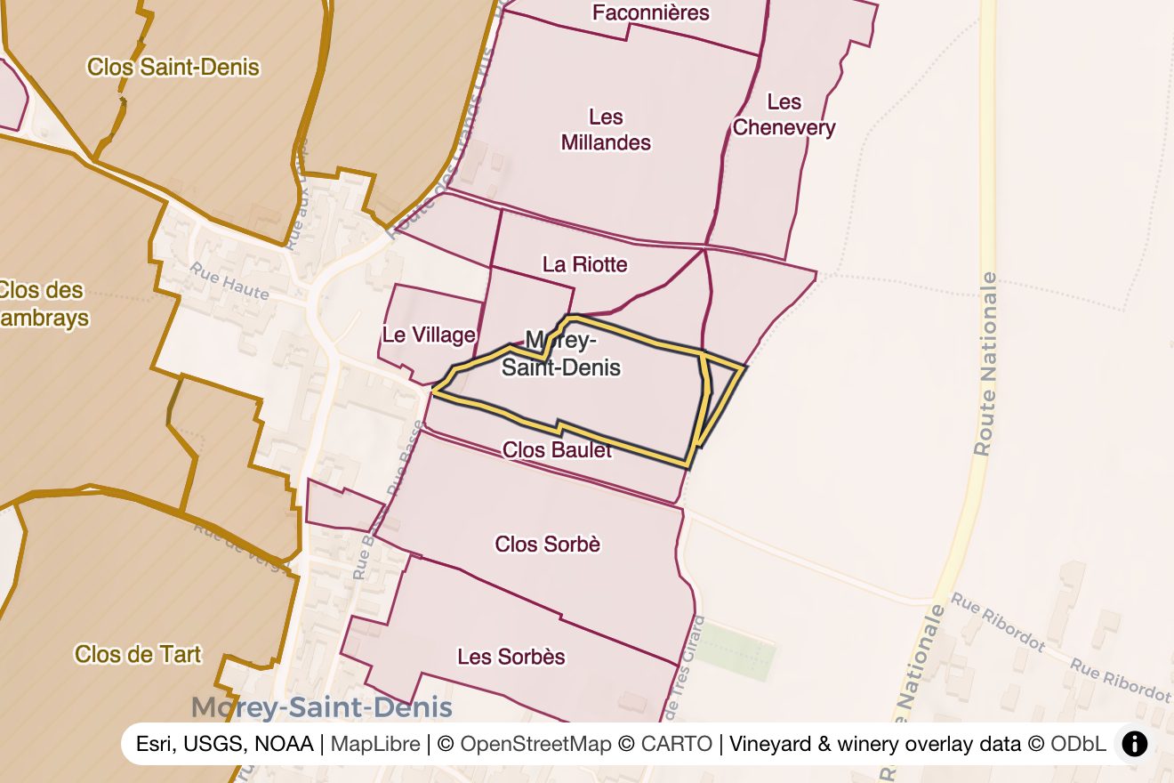 Map of Les Blanchards