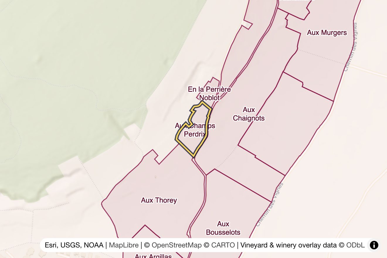 Map of Aux Champs Perdrix