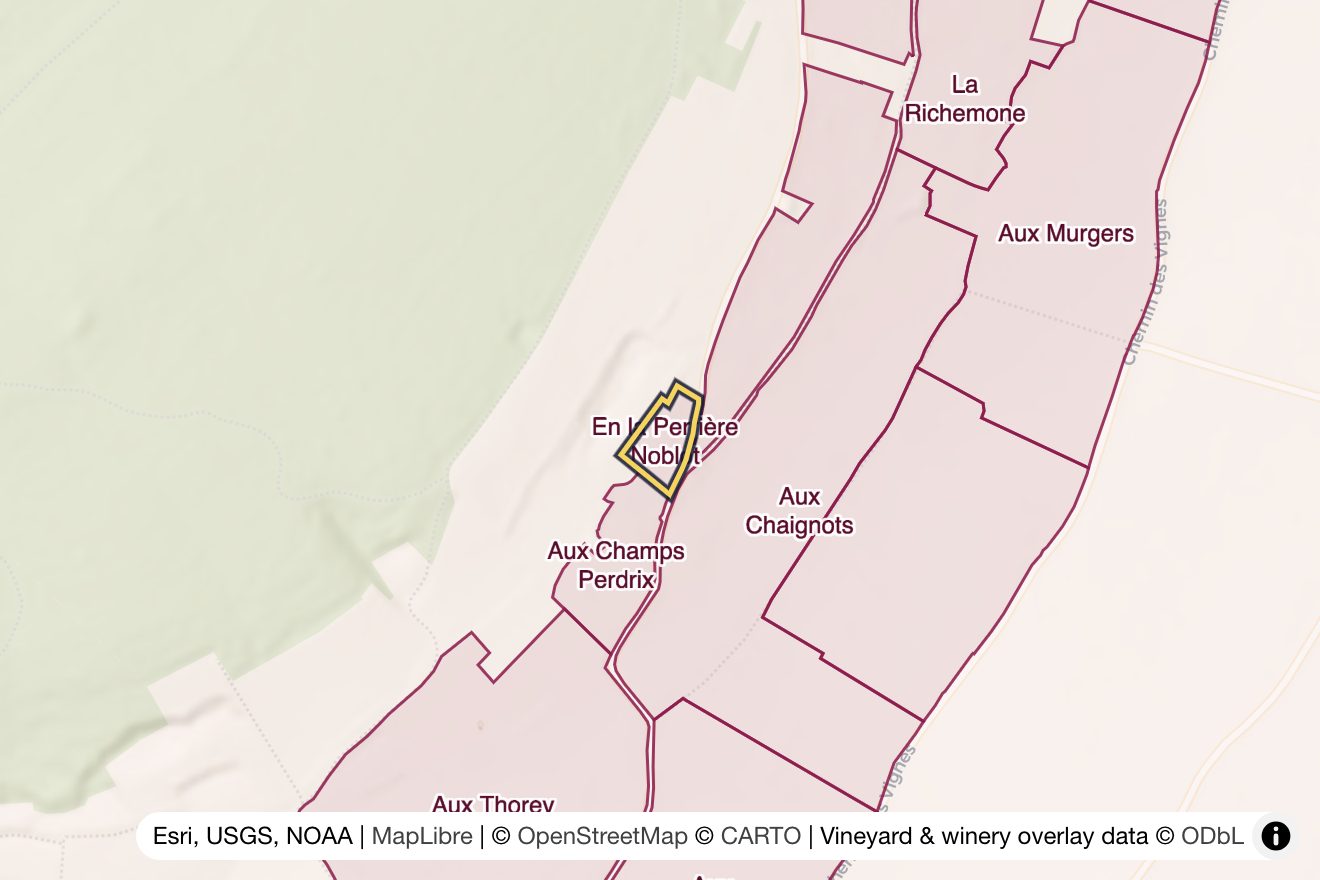 Map of En la Perrière Noblot