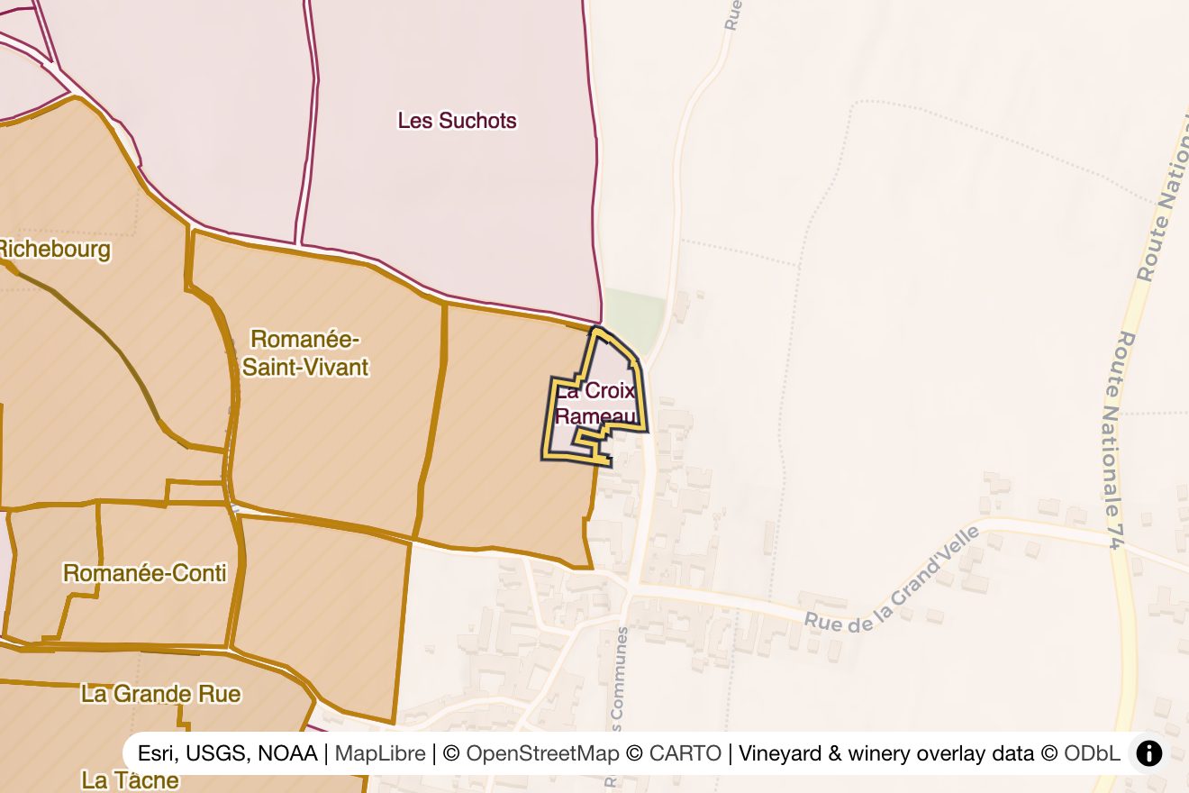 Map of La Croix Rameau