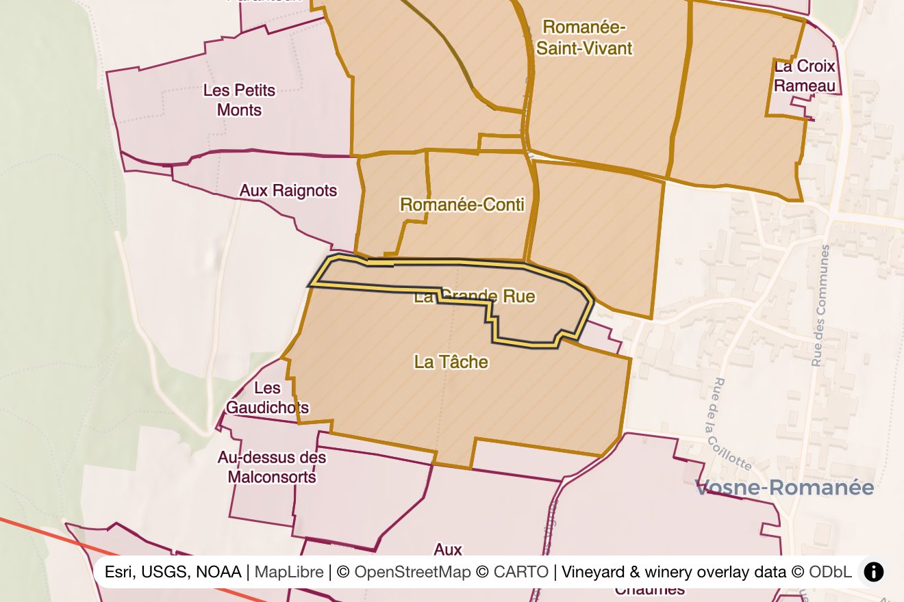 Map of La Grande Rue