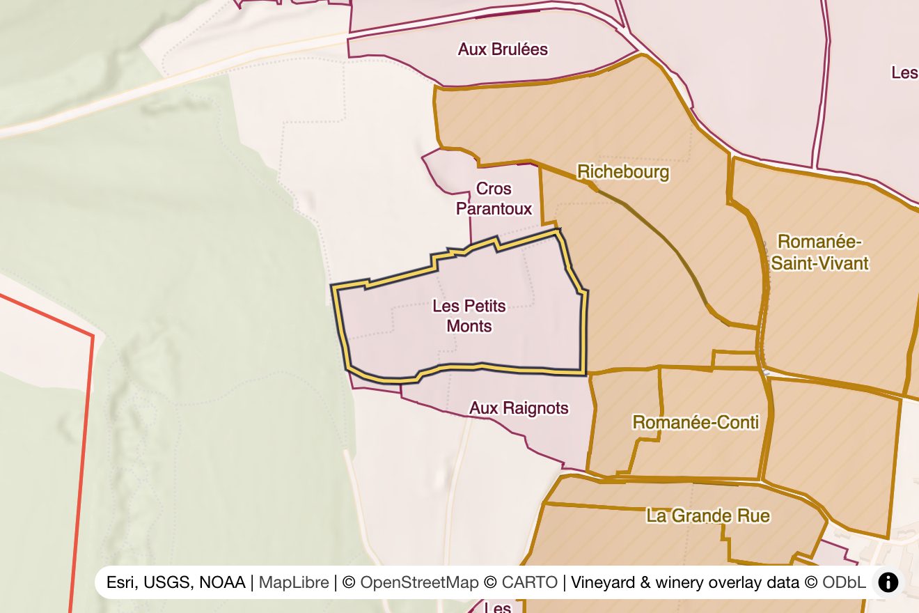 Map of Les Petits Monts