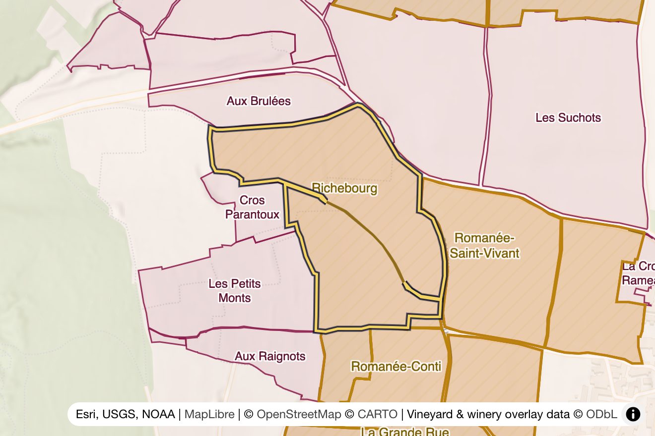 Map of Richebourg