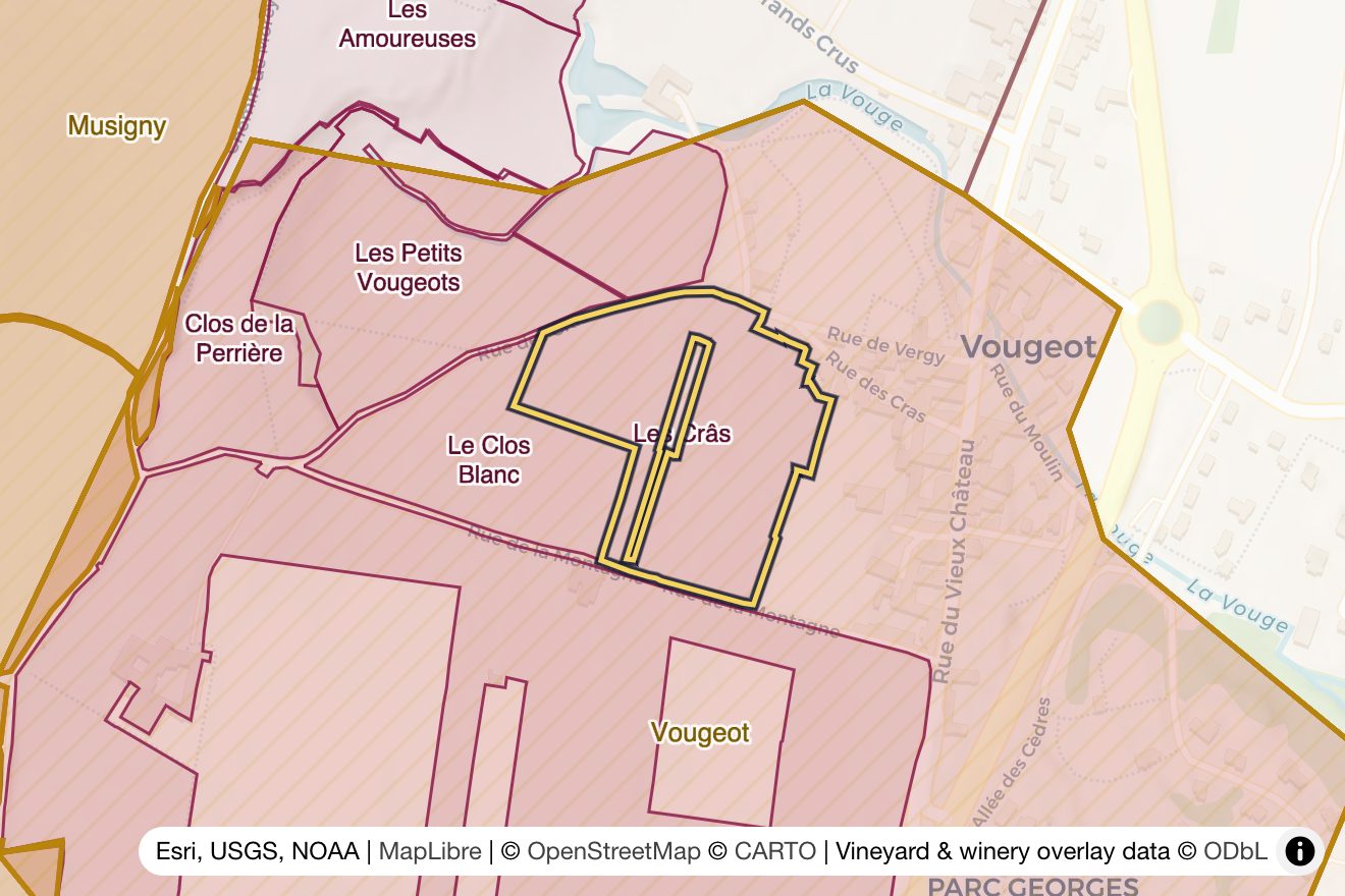 Map of Les Cras