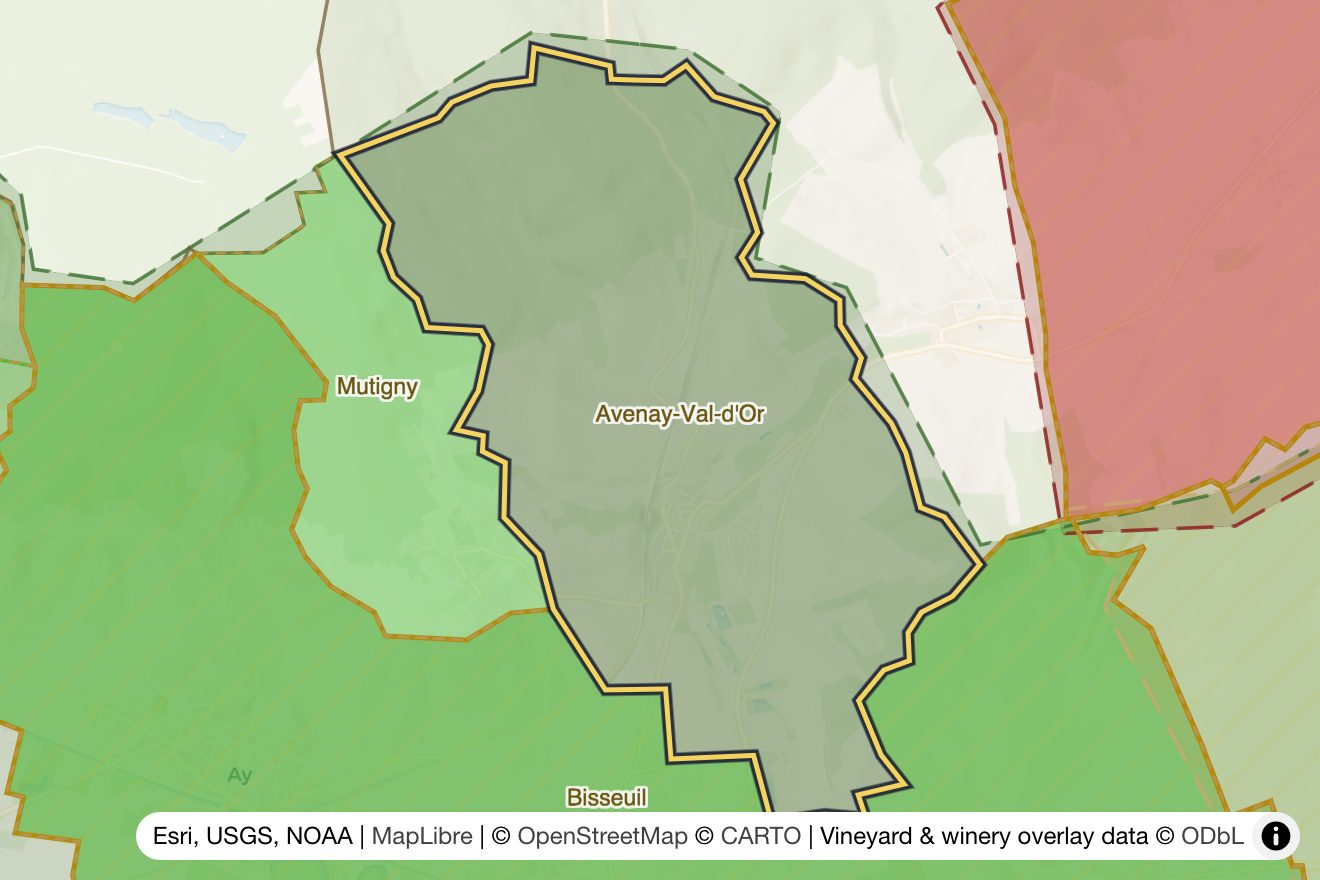 Map of Avenay-Val-d