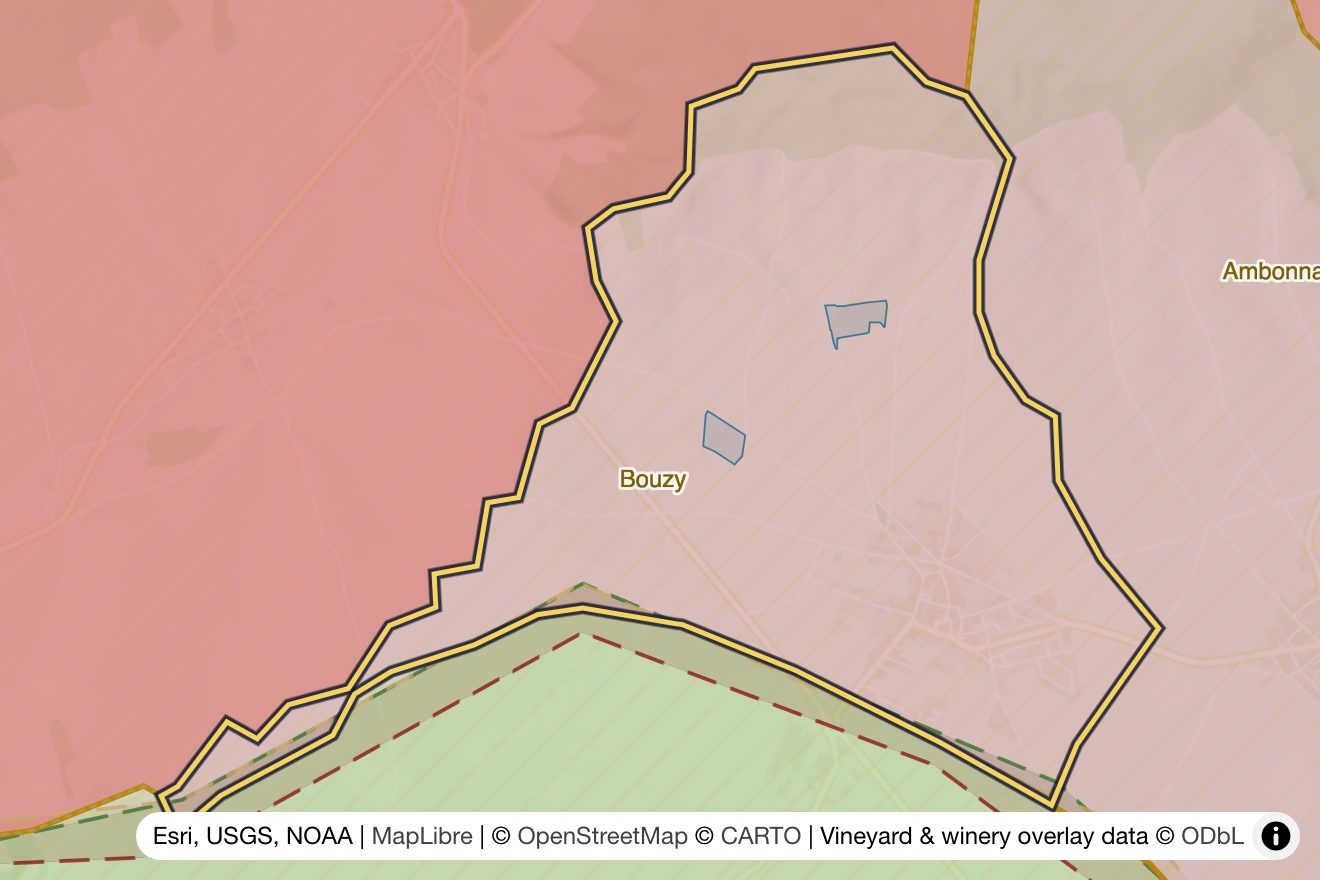 Map of Bouzy