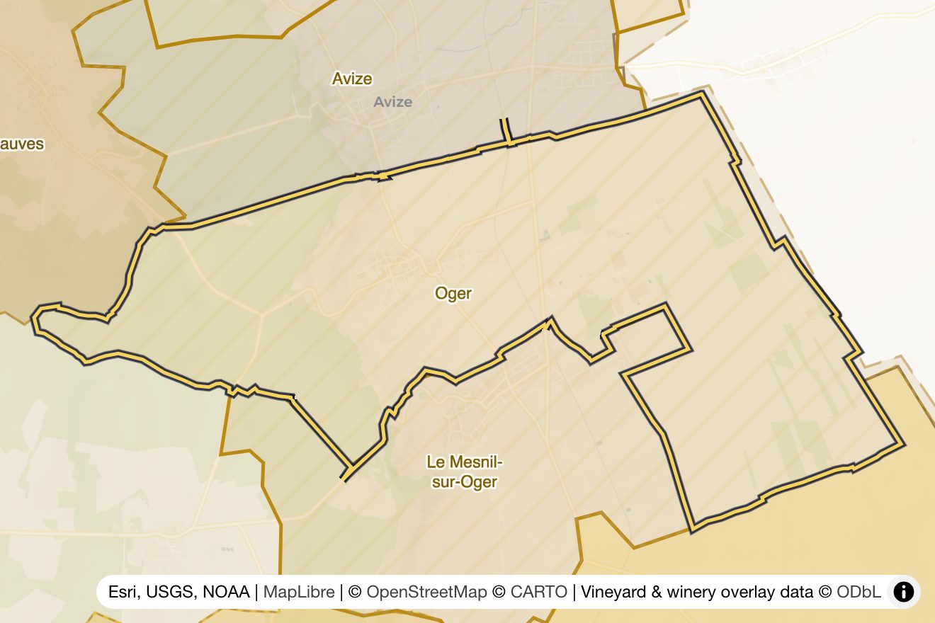 Map of Oger