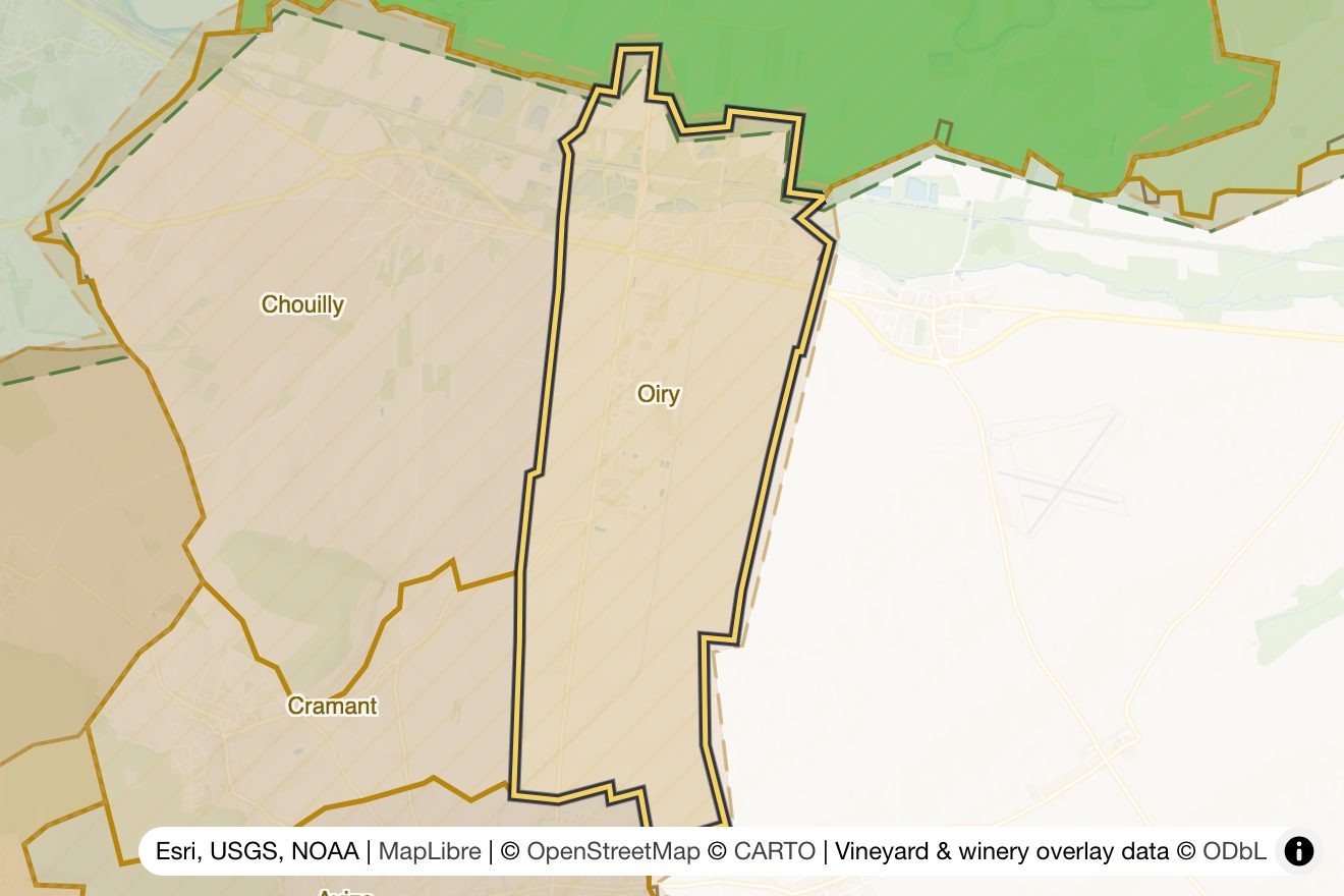 Map of Oiry