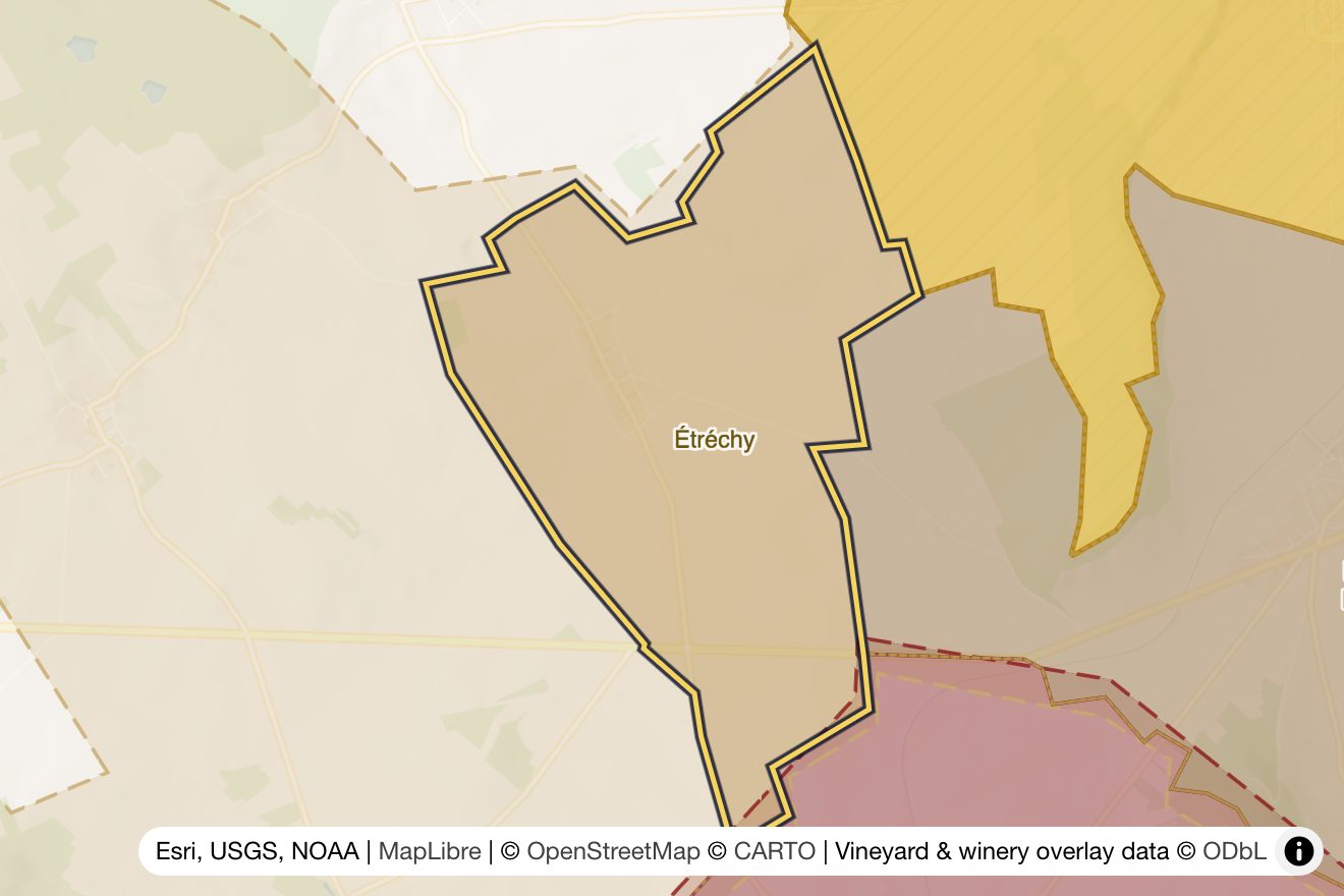 Map of Étrechy