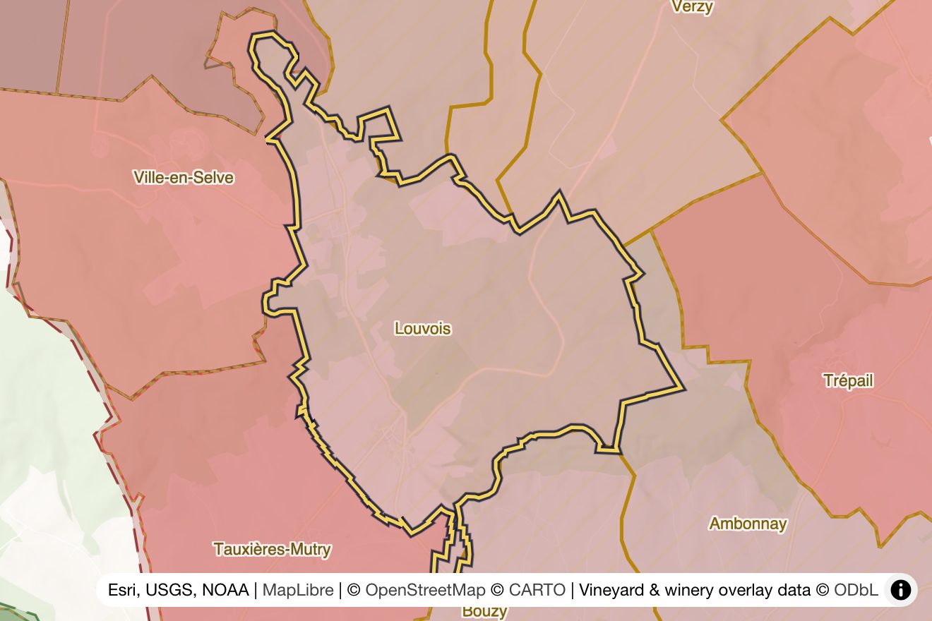 Map of Louvois