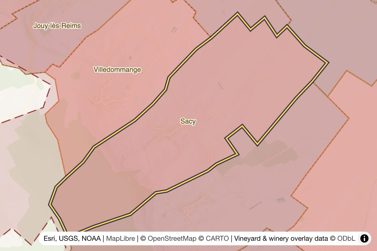 Map of Sacy