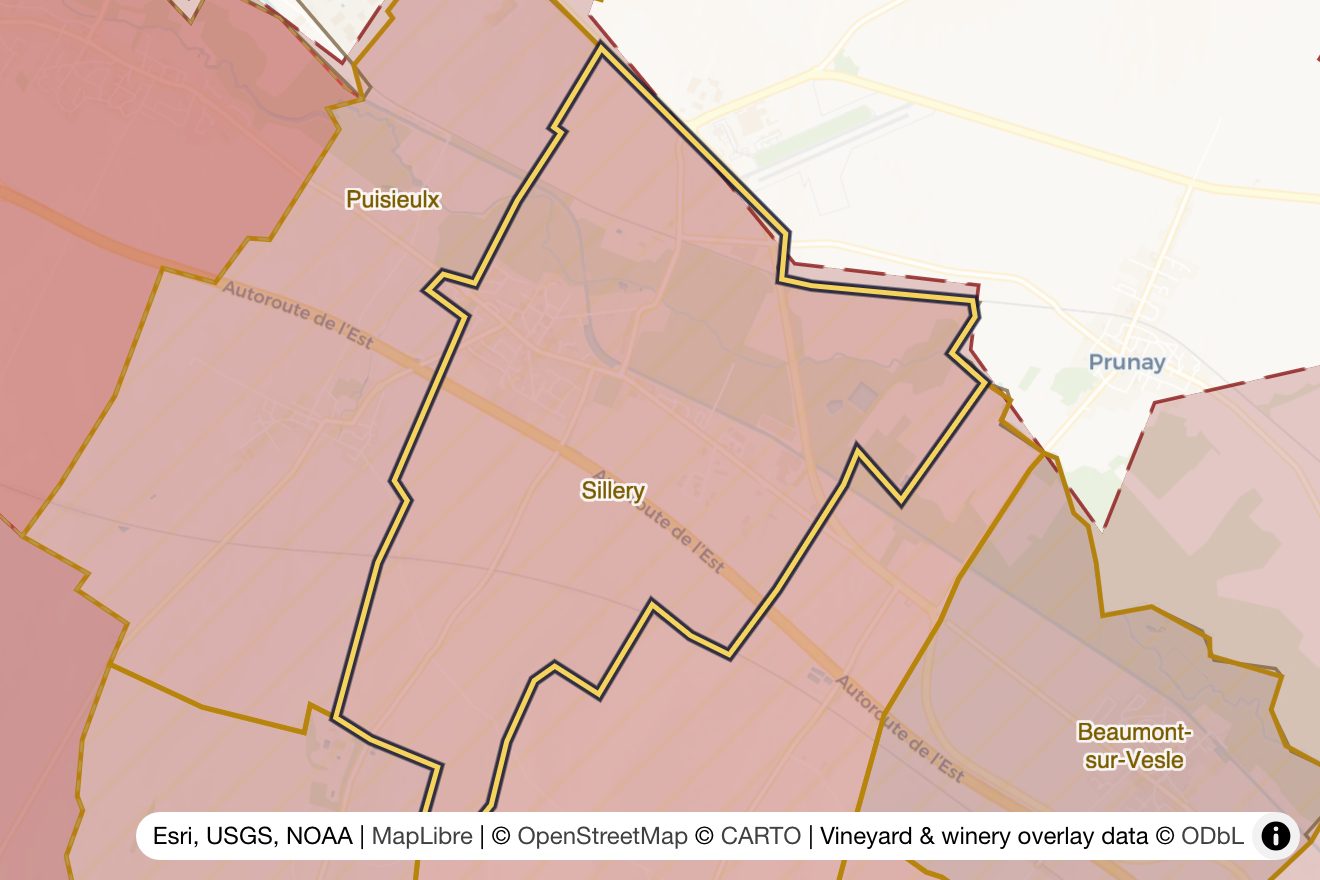 Map of Sillery
