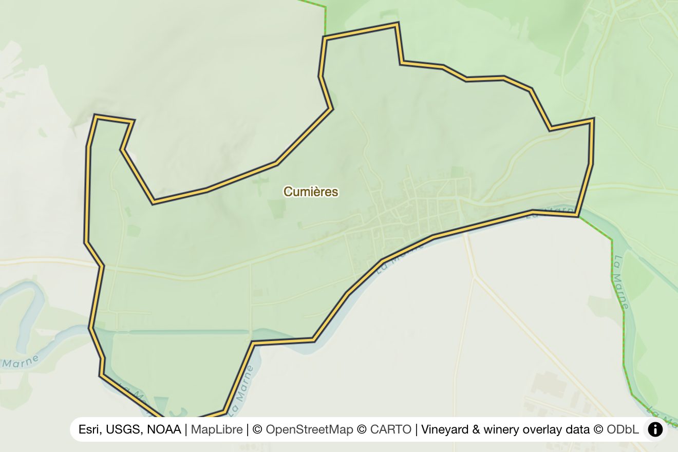 Map of Cumieres
