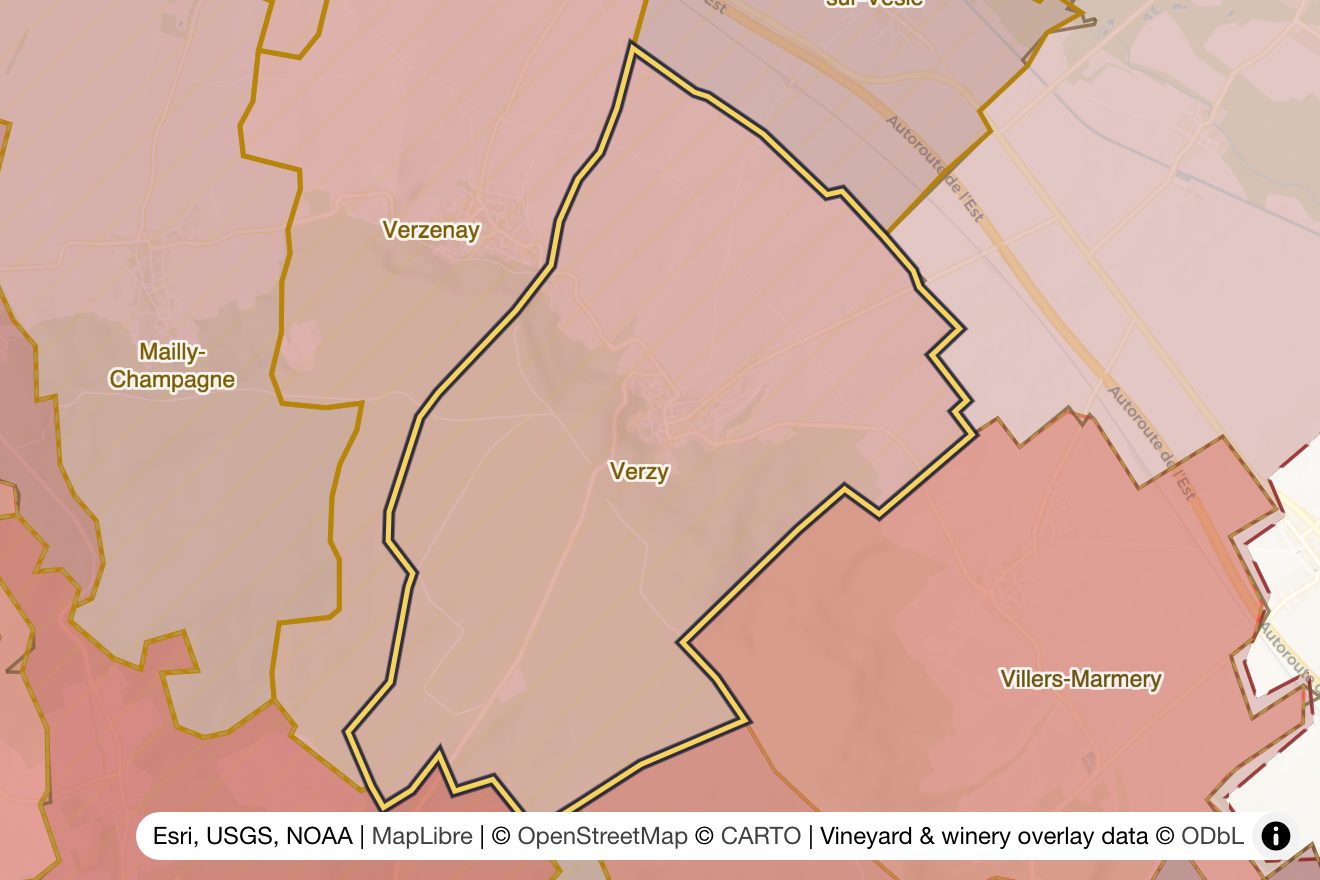 Map of Verzy