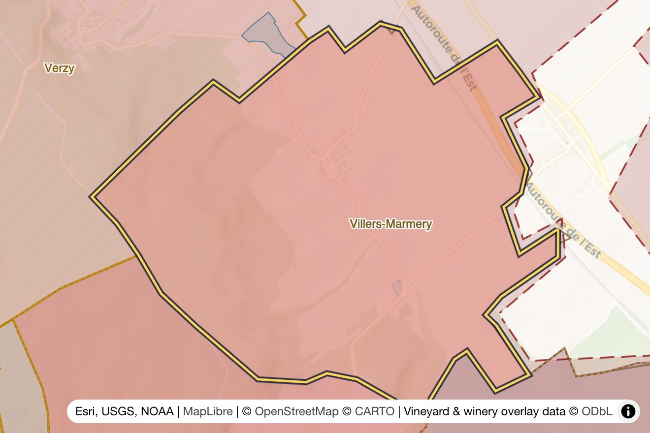 Map of Villers-Marmery