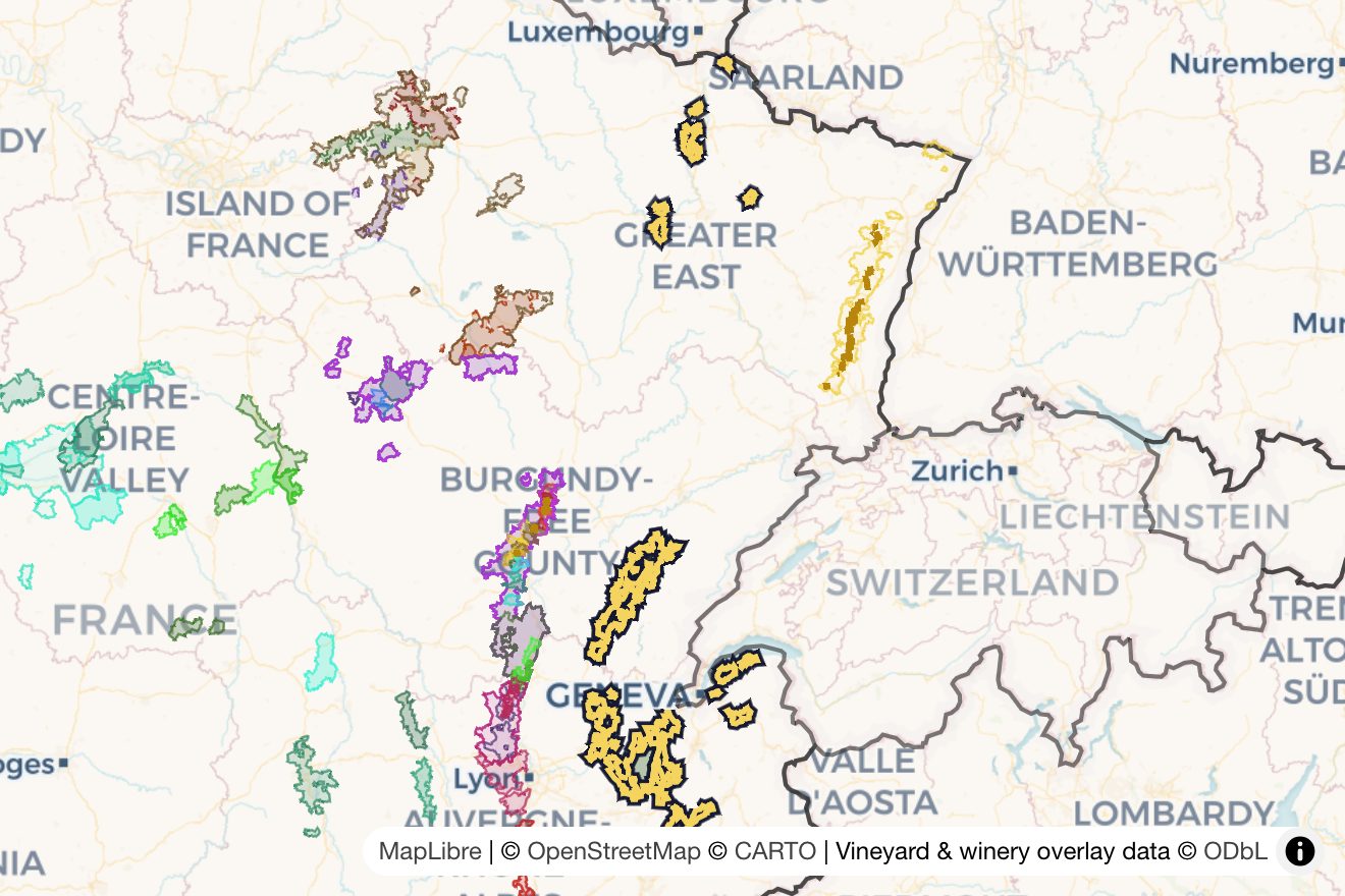 Map of Jura
