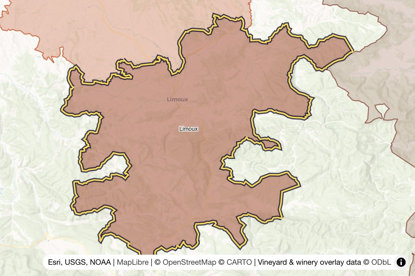 Map of Limoux