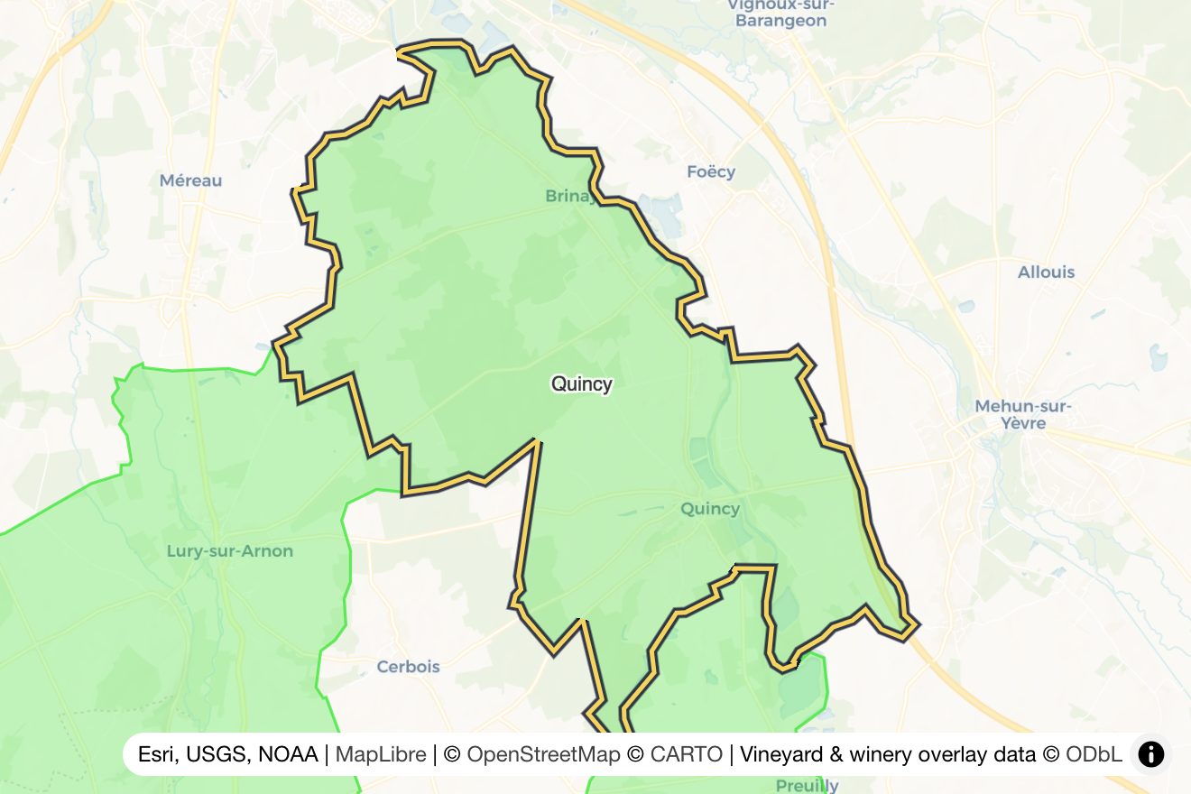 Map of Quincy