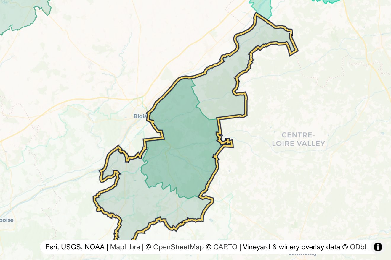 Map of Cheverny