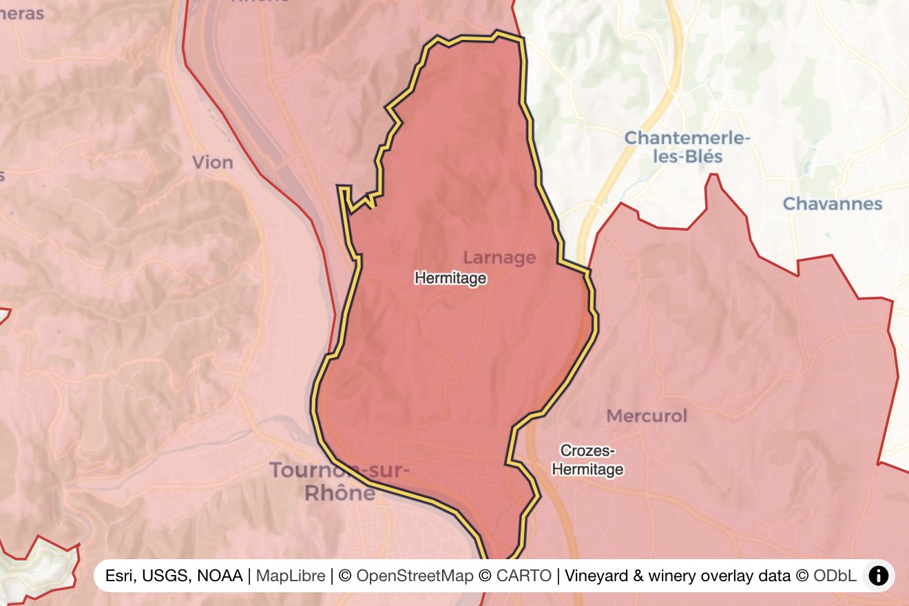 Map of Hermitage