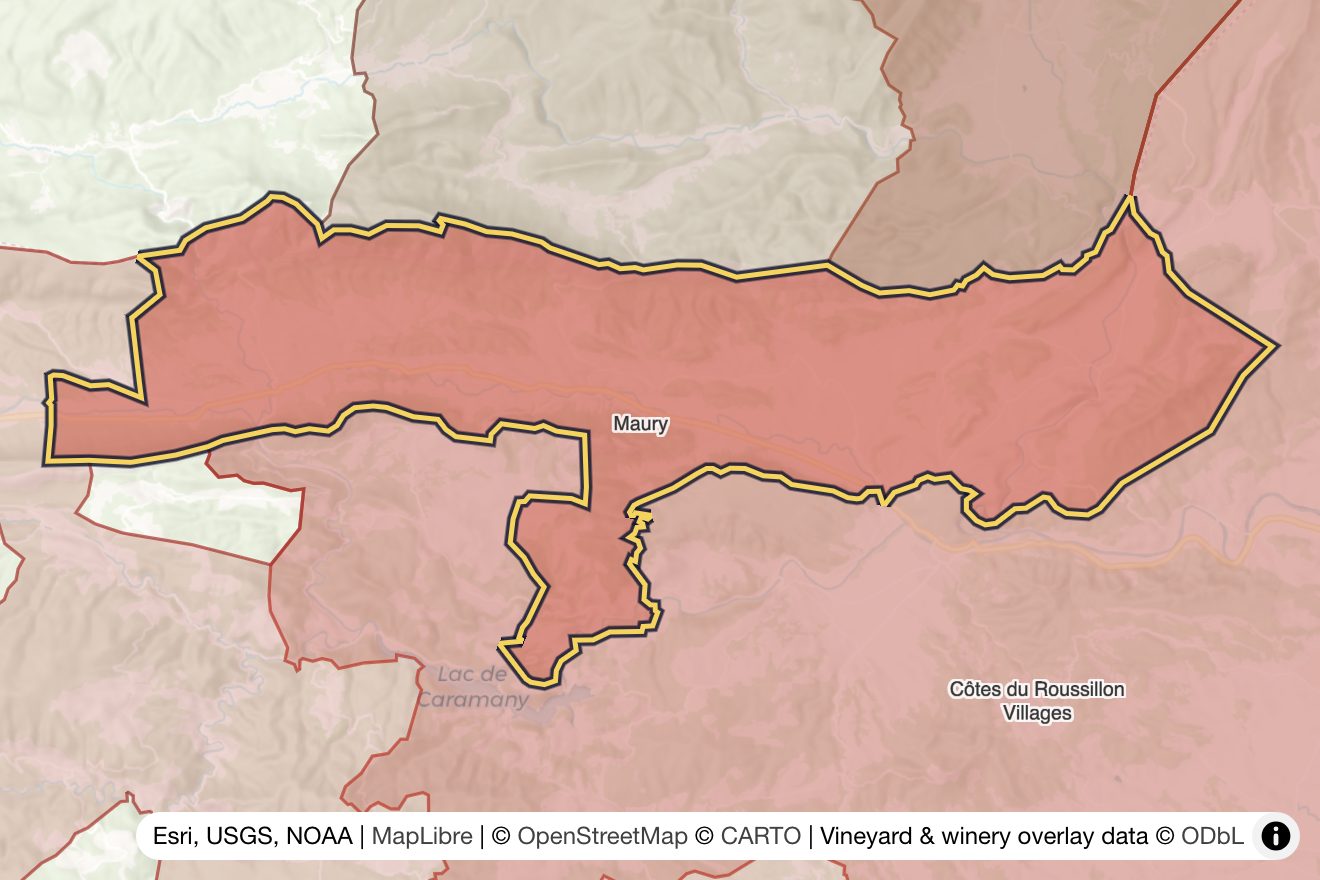 Map of Maury