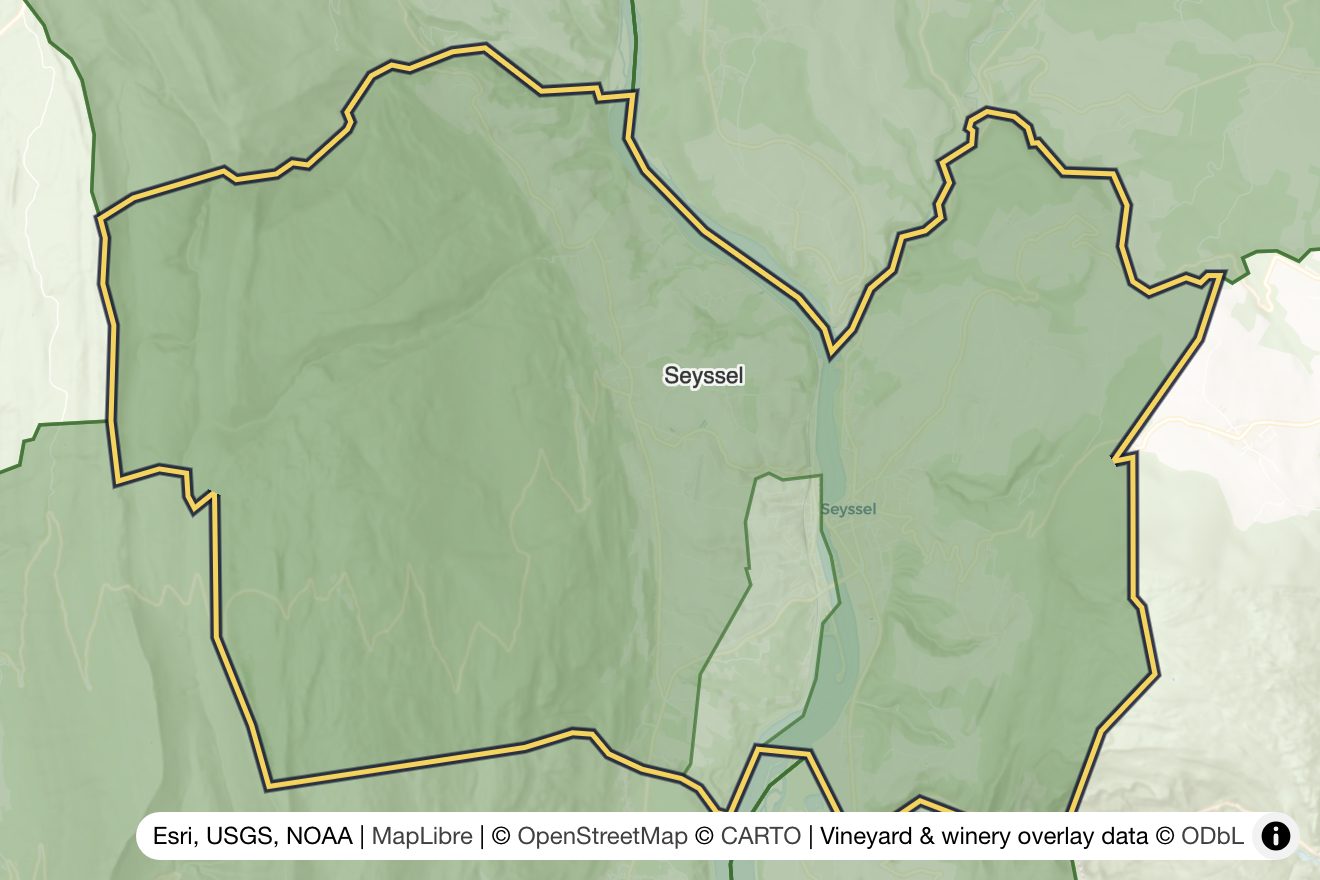 Map of Seyssel
