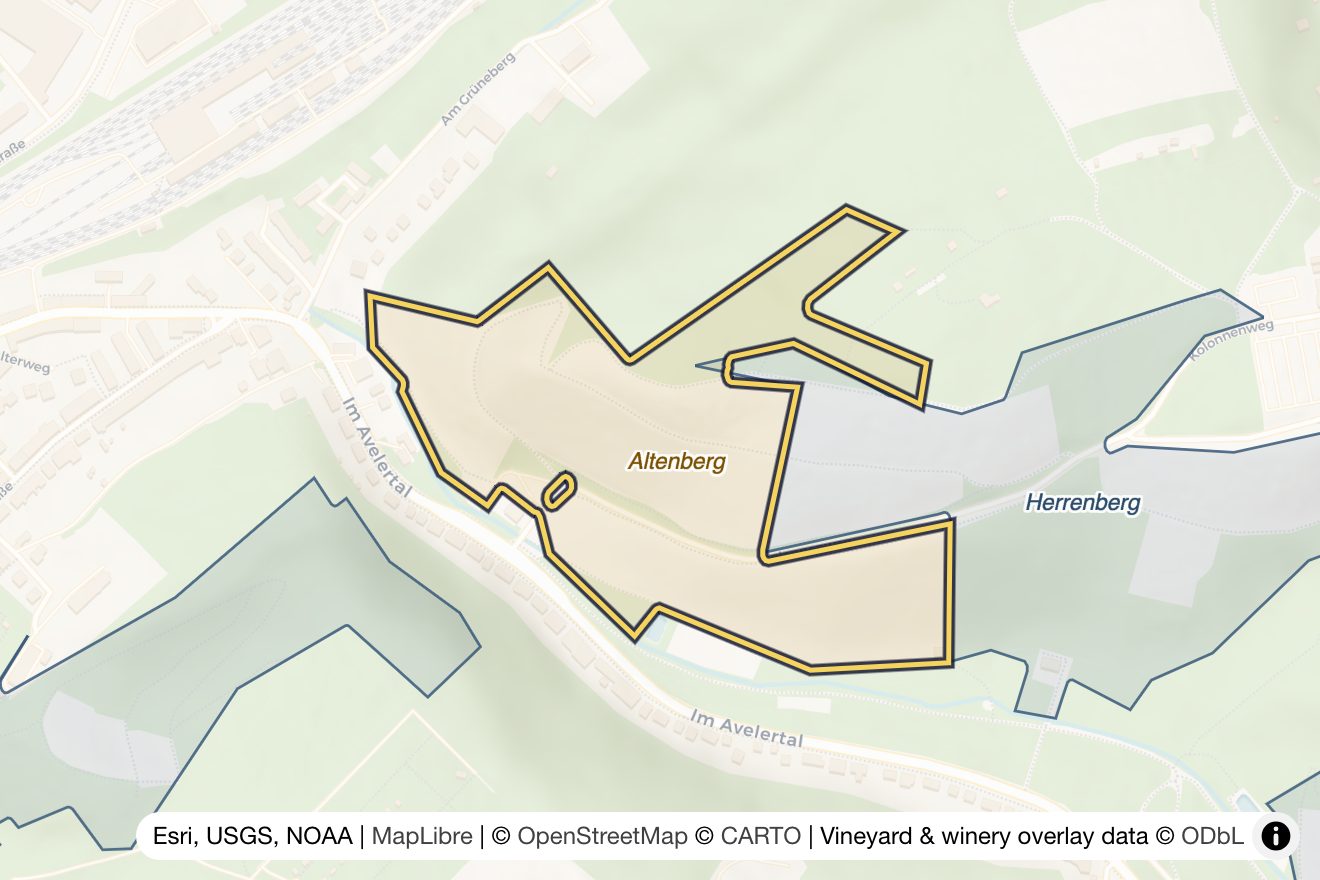 Map of Altenberg