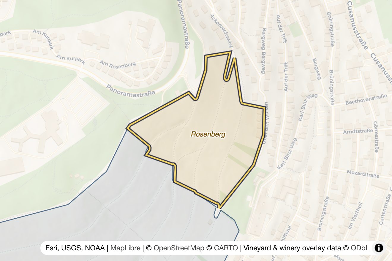 Map of Rosenberg