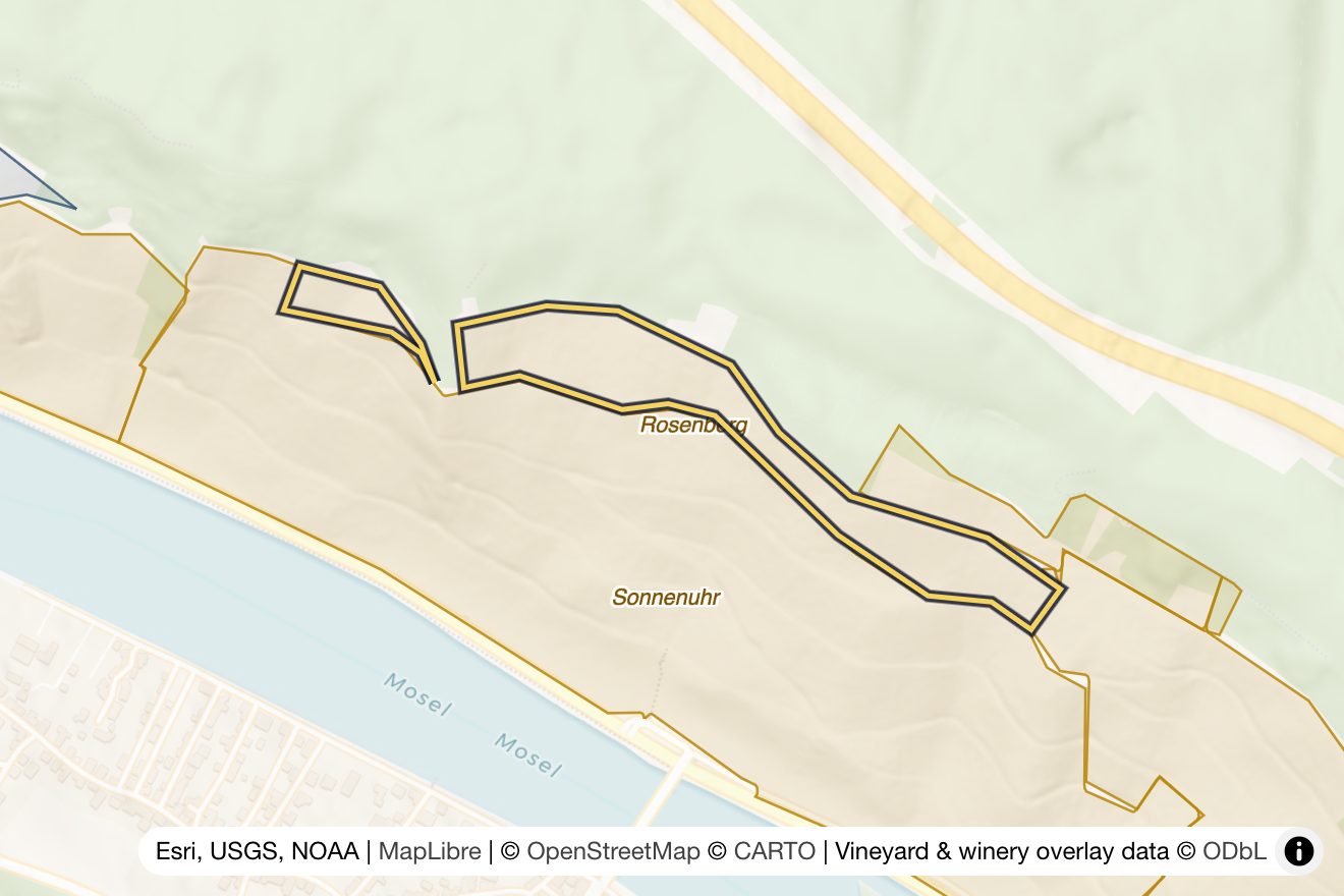 Map of Rosenberg