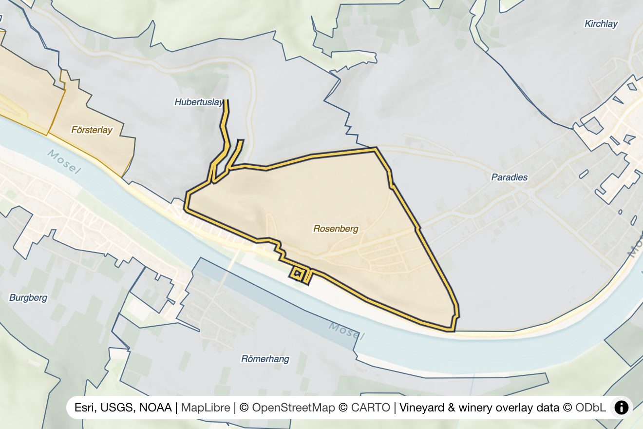 Map of Rosenberg