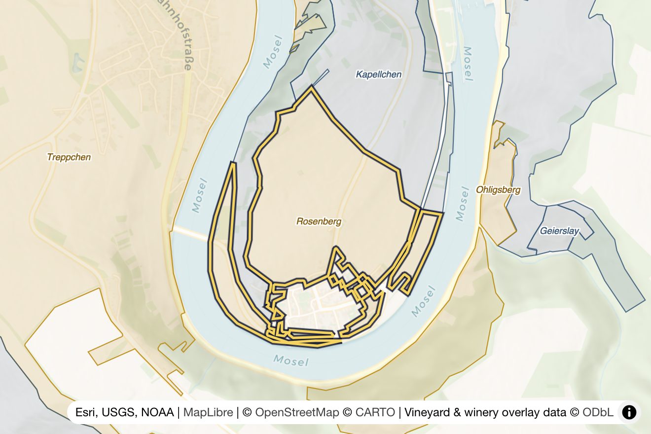 Map of Rosenberg