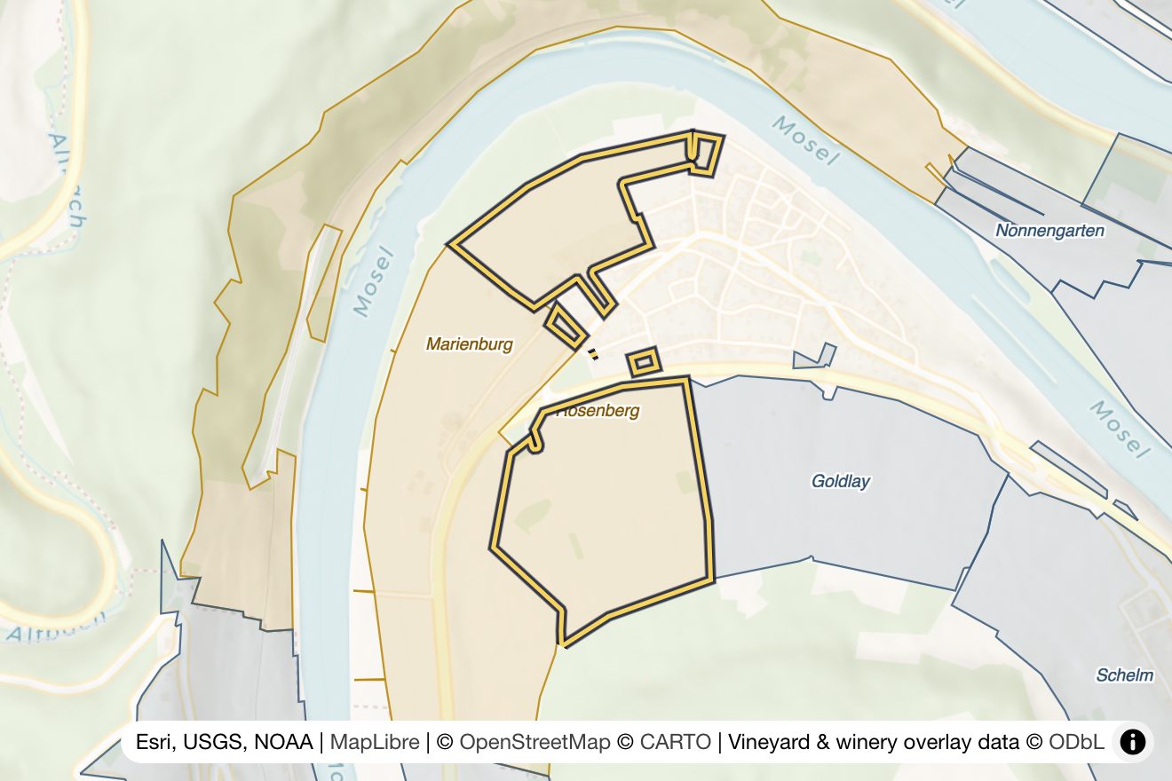 Map of Rosenberg