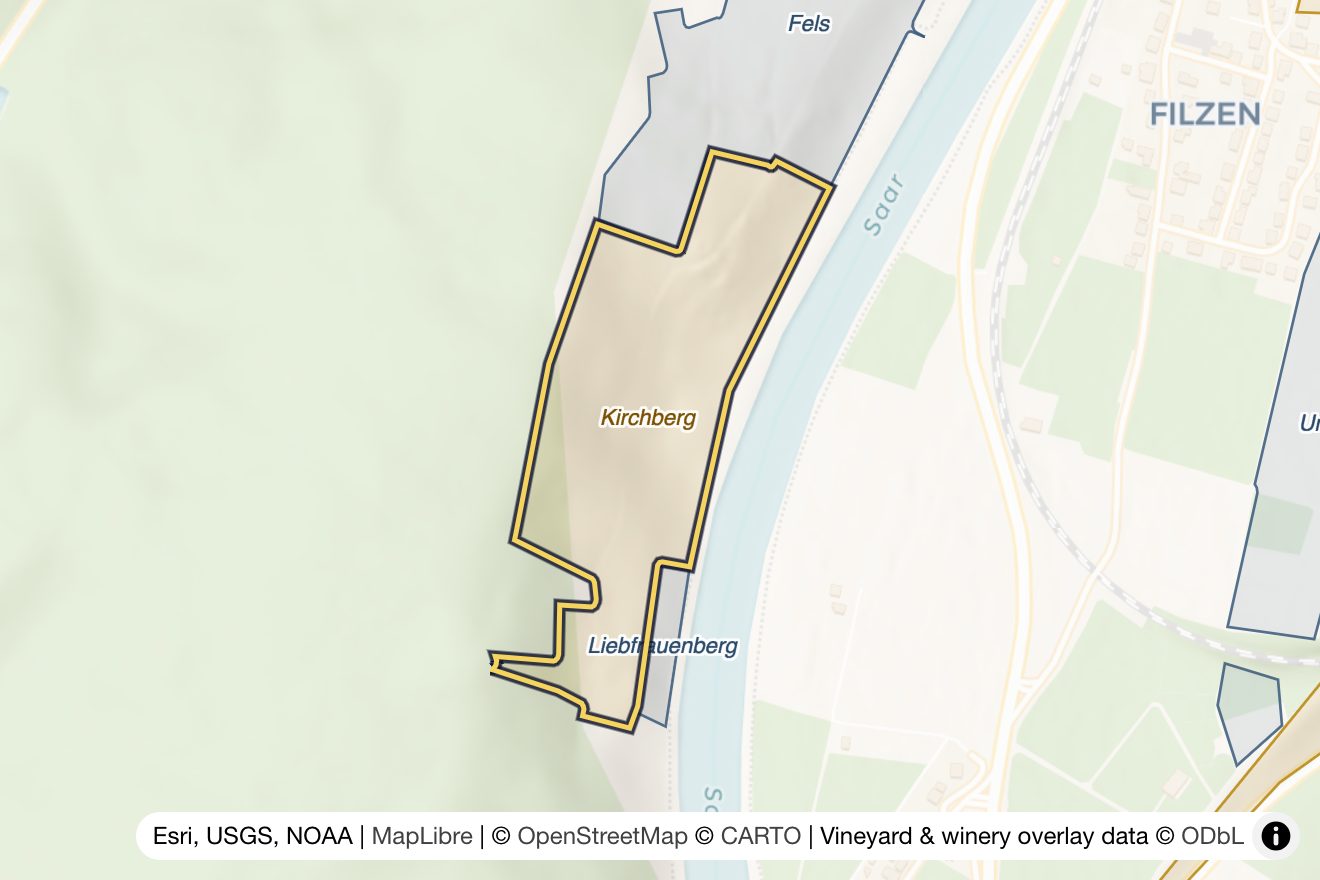 Map of Kirchberg