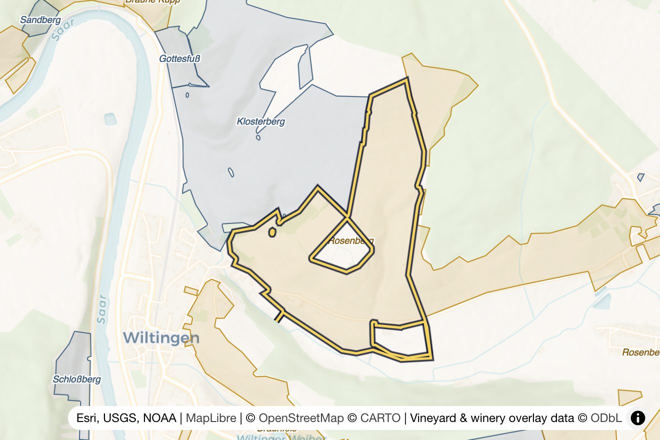 Map of Rosenberg