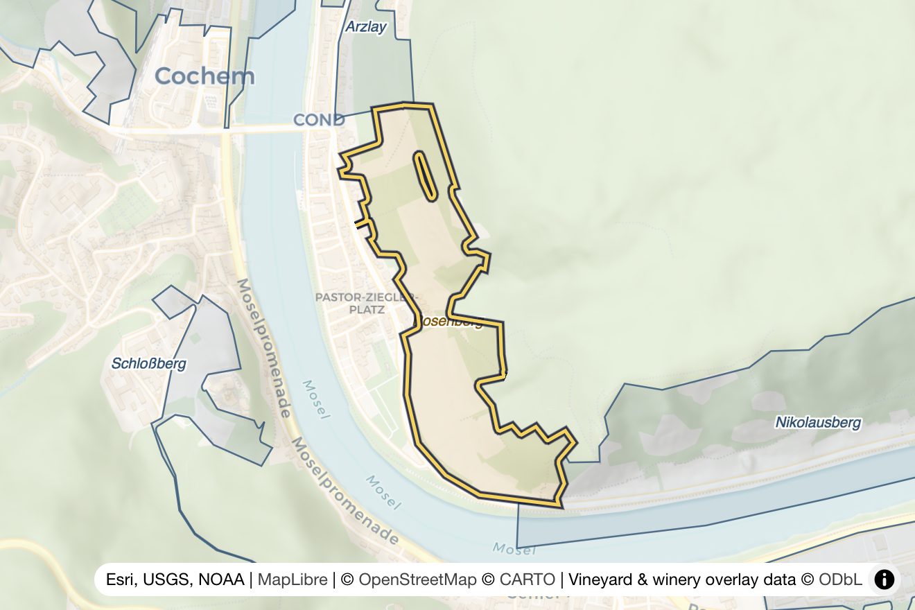 Map of Rosenberg