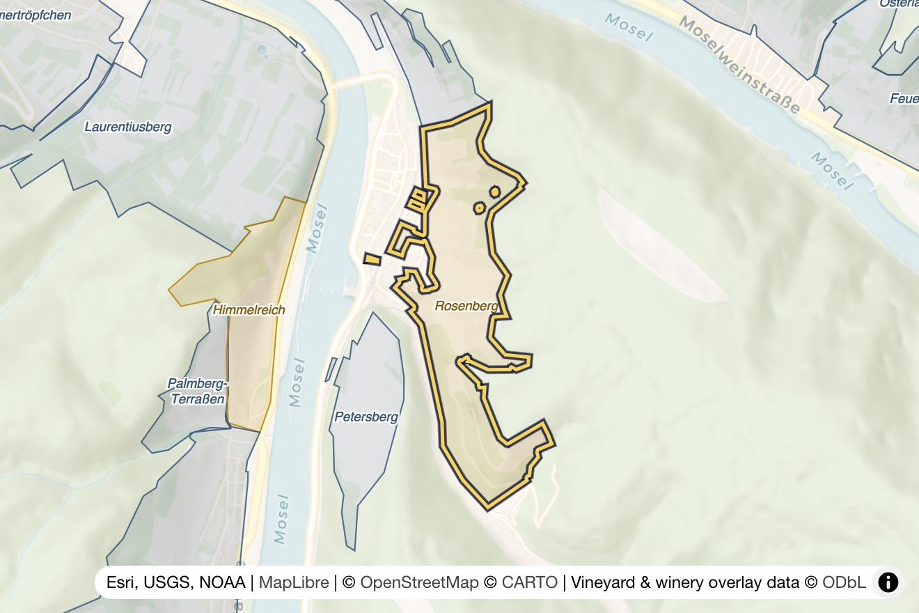 Map of Rosenberg