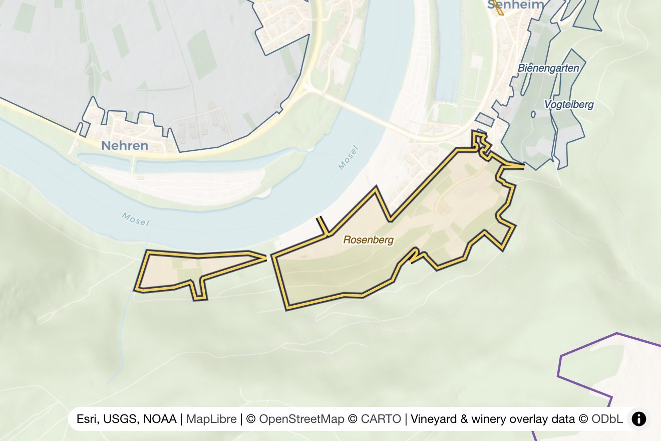 Map of Rosenberg