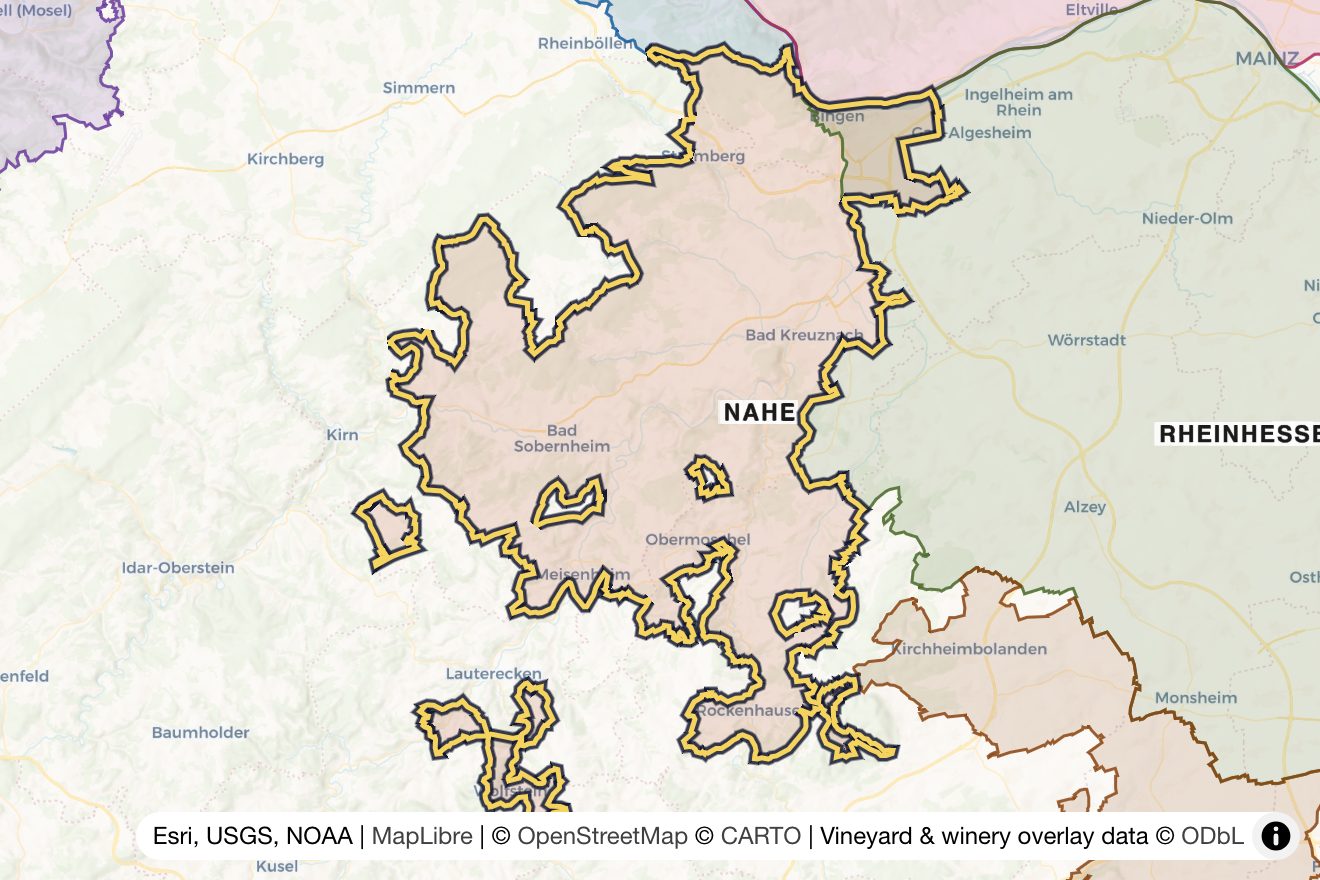 Map of Nahe
